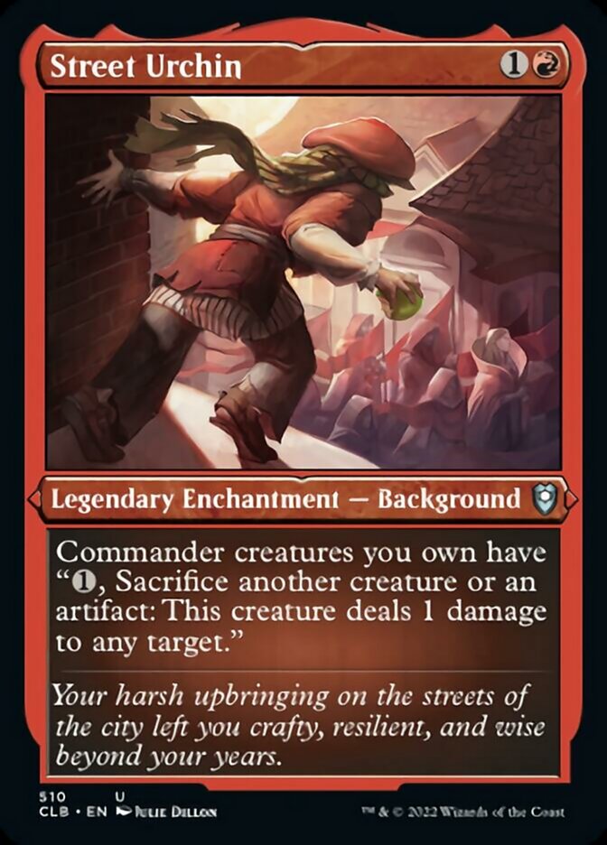 Street Urchin (Foil Etched) [Commander Legends: Battle for Baldur's Gate] | Odin's Place
