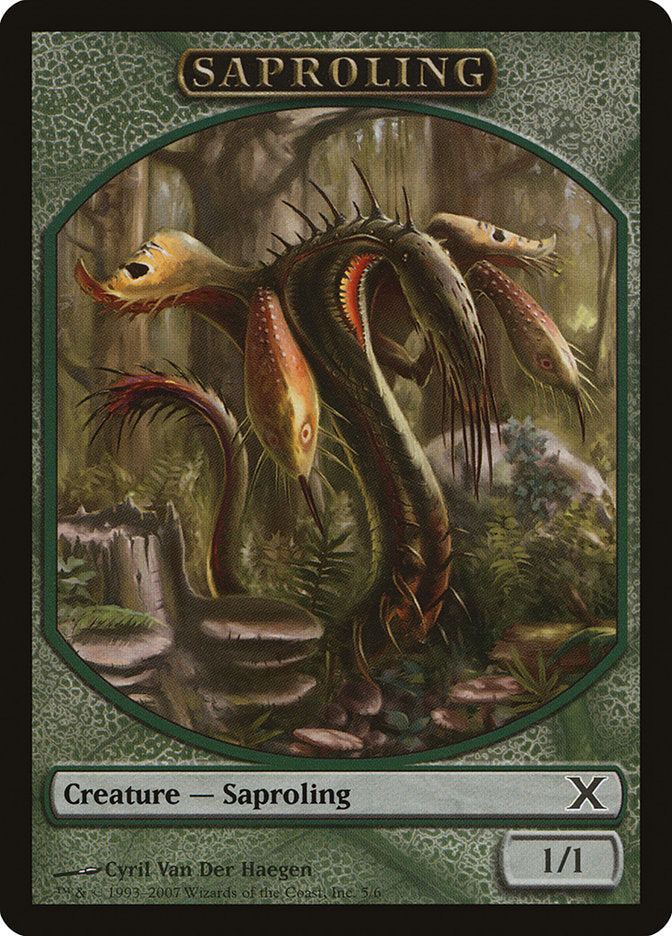 Saproling Token (5) [Tenth Edition Tokens] | Odin's Place