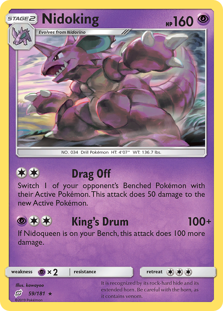 Nidoking (59/181) [Sun & Moon: Team Up] | Odin's Place
