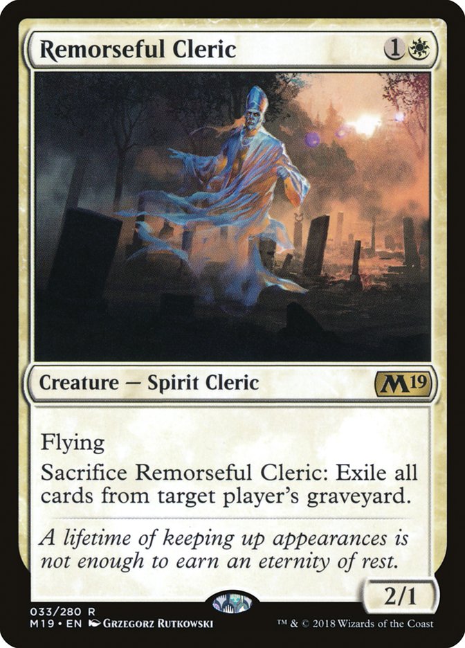 Remorseful Cleric (33) [Core Set 2019] | Odin's Place