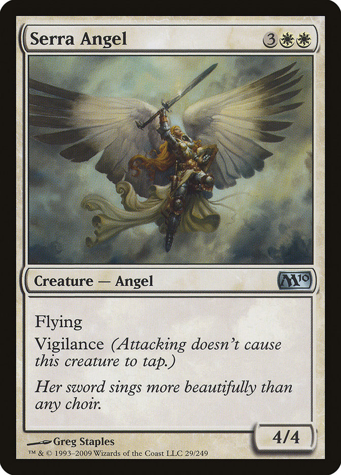 Serra Angel (29) [Magic 2010] | Odin's Place