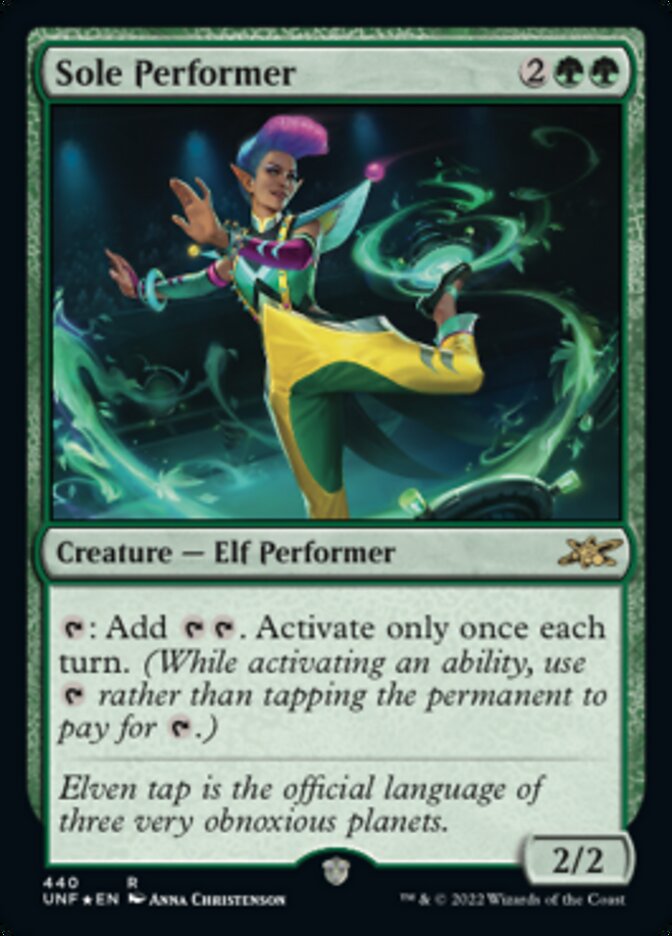Sole Performer (Galaxy Foil) [Unfinity] | Odin's Place
