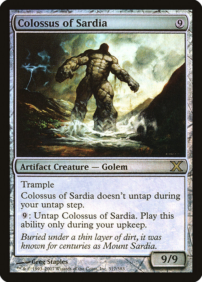 Colossus of Sardia (Premium Foil) [Tenth Edition] | Odin's Place
