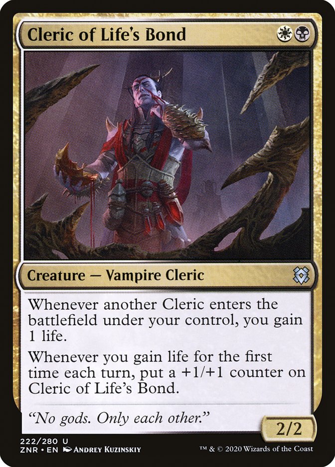 Cleric of Life's Bond [Zendikar Rising] | Odin's Place