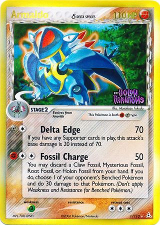 Armaldo (1/110) (Delta Species) (Stamped) [EX: Holon Phantoms] | Odin's Place