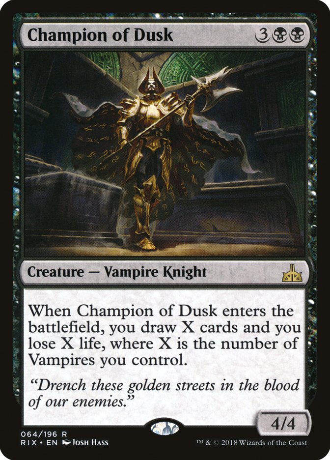 Champion of Dusk (64) [Rivals of Ixalan] | Odin's Place