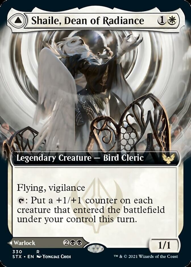 Shaile, Dean of Radiance // Embrose, Dean of Shadow (Extended Art) [Strixhaven: School of Mages] | Odin's Place