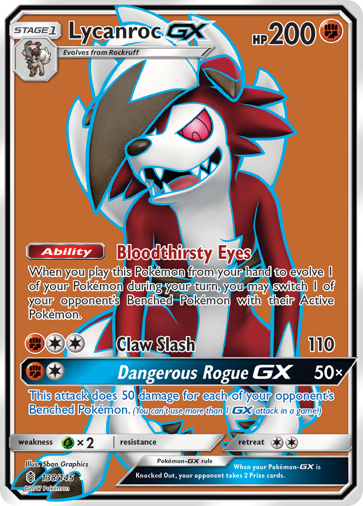 Lycanroc GX (138/145) [Sun & Moon: Guardians Rising] | Odin's Place