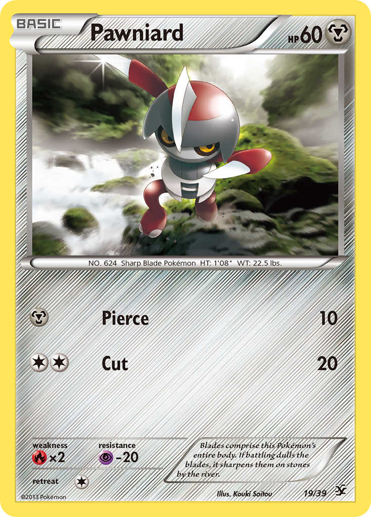 Pawniard (19/39) [XY: Kalos Starter Set] | Odin's Place