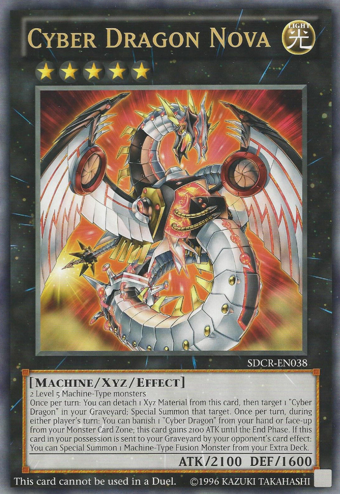 Cyber Dragon Nova (Oversized) (Machine Madness) [SDCR-EN038] Promo | Odin's Place