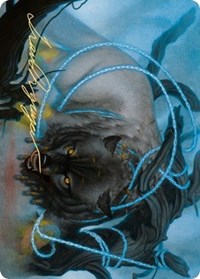 Bind the Monster Art Card (Gold-Stamped Signature) [Kaldheim Art Series] | Odin's Place