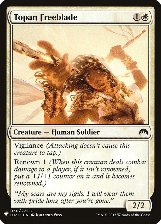 Topan Freeblade [Mystery Booster] | Odin's Place