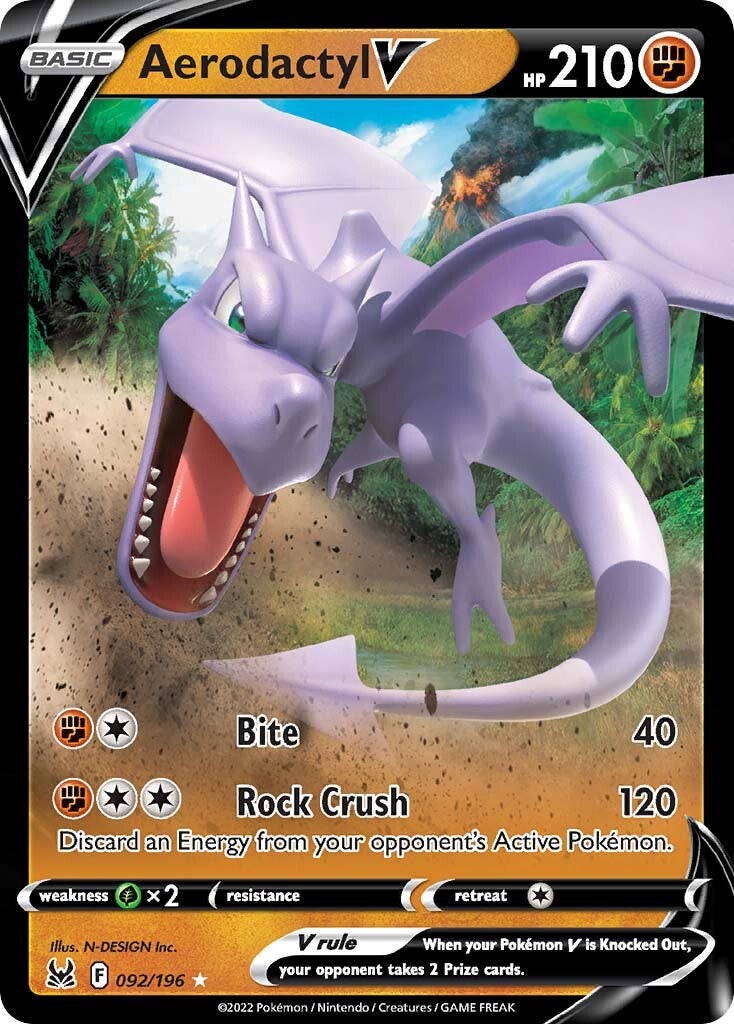 Aerodactyl V (092/196) [Sword & Shield: Lost Origin] | Odin's Place