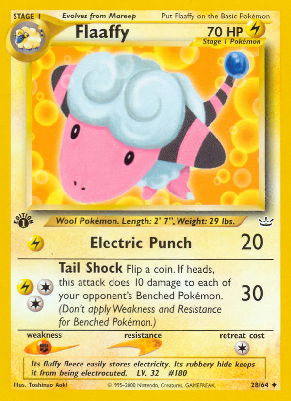 Flaaffy (28/64) [Neo Revelation 1st Edition] | Odin's Place