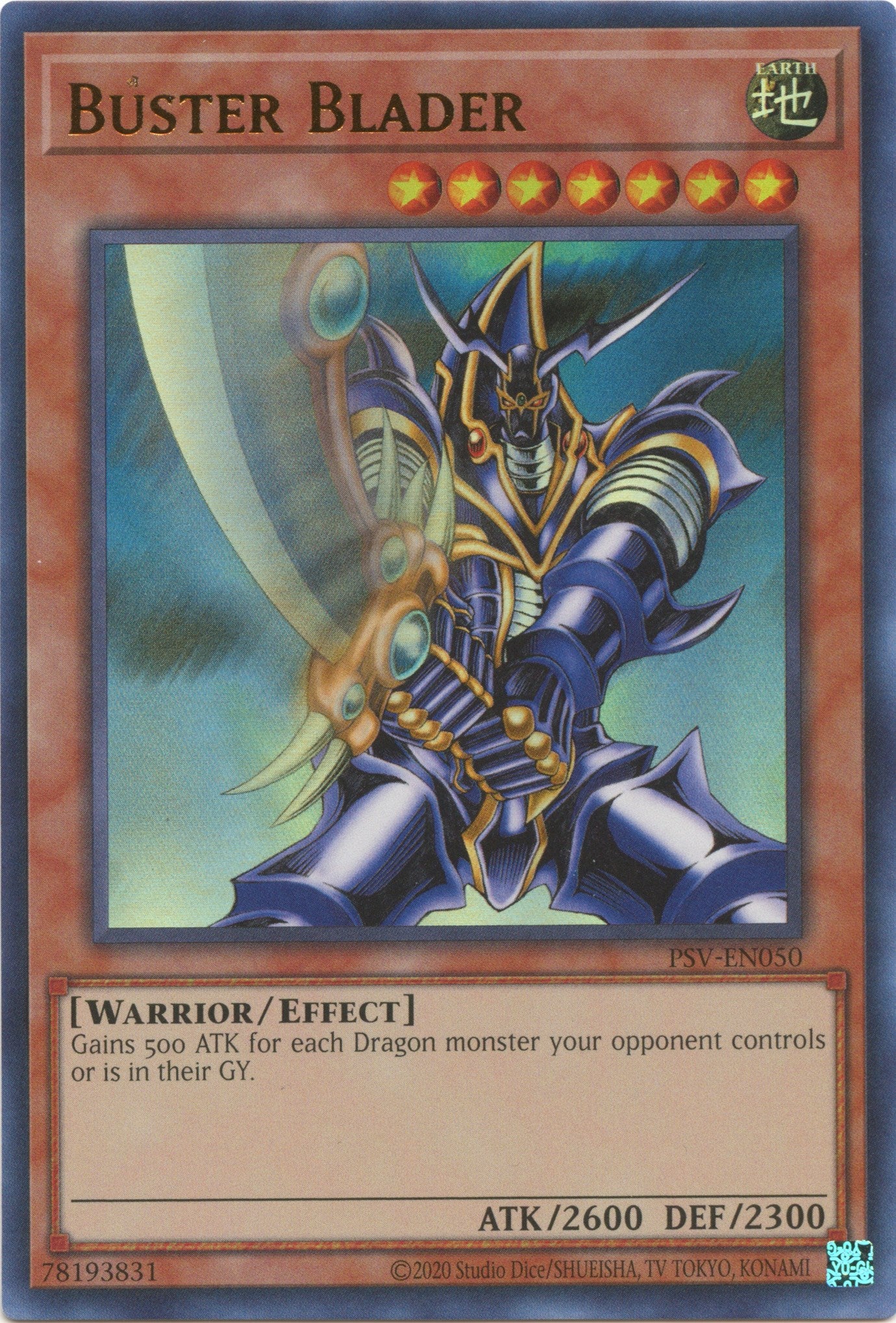 Buster Blader (25th Anniversary) [PSV-EN050] Ultra Rare | Odin's Place