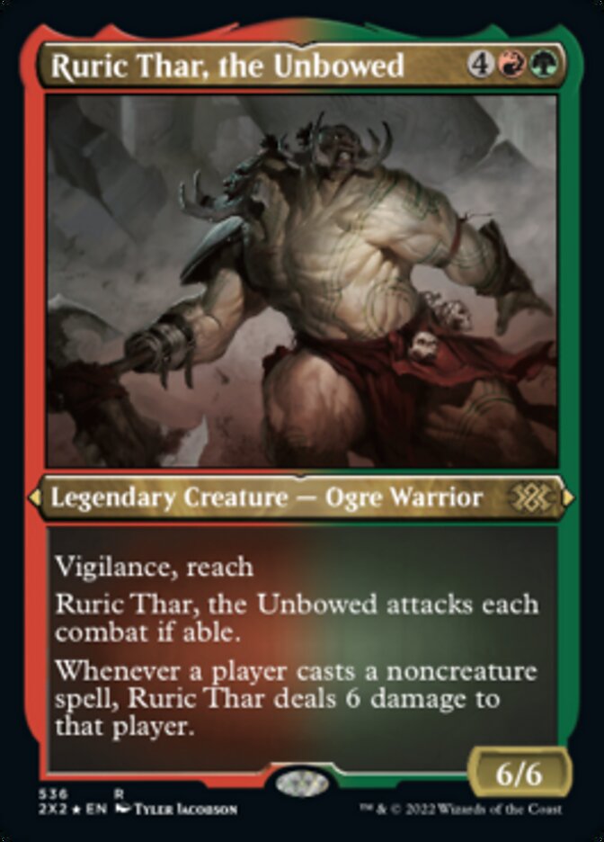 Ruric Thar, the Unbowed (Foil Etched) [Double Masters 2022] | Odin's Place