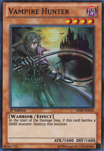 Vampire Hunter [SHSP-EN034] Super Rare | Odin's Place