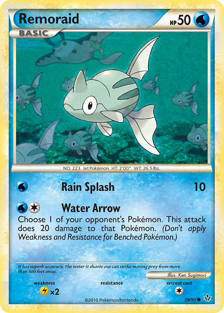 Remoraid (59/95) [HeartGold & SoulSilver: Unleashed] | Odin's Place