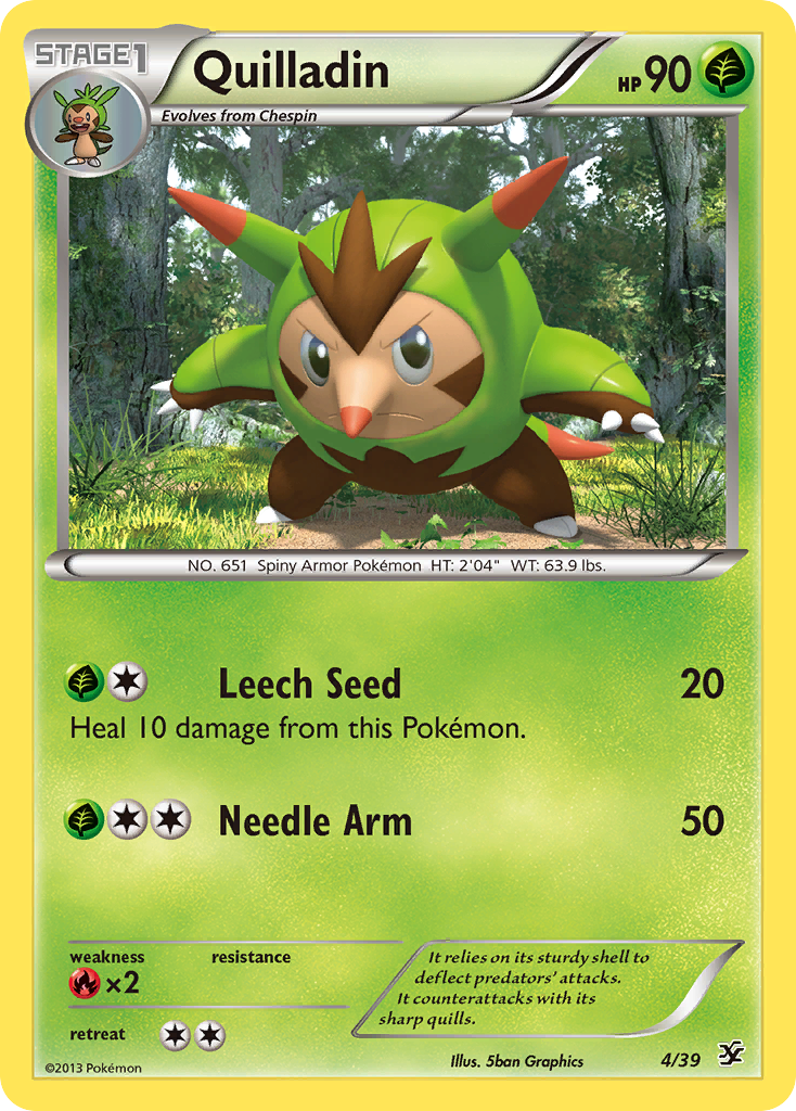 Quilladin (4/39) [XY: Kalos Starter Set] | Odin's Place