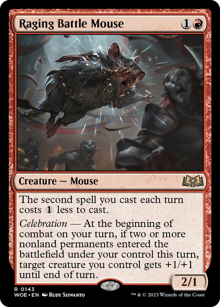 Raging Battle Mouse [Wilds of Eldraine] | Odin's Place