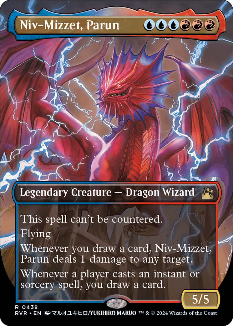 Niv-Mizzet, Parun (Anime Borderless) [Ravnica Remastered] | Odin's Place