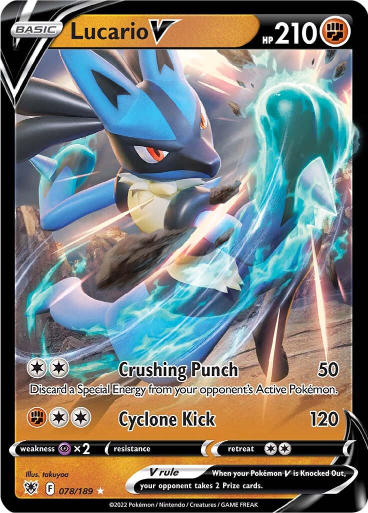 Lucario V (078/189) [Sword & Shield: Astral Radiance] | Odin's Place