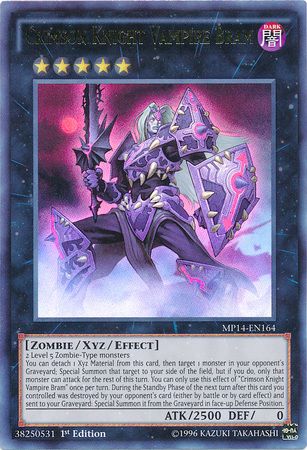 Crimson Knight Vampire Bram [MP14-EN164] Ultra Rare | Odin's Place
