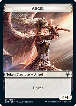 Zombie // Angel Double-Sided Token [Game Night: Free-for-All Tokens] | Odin's Place