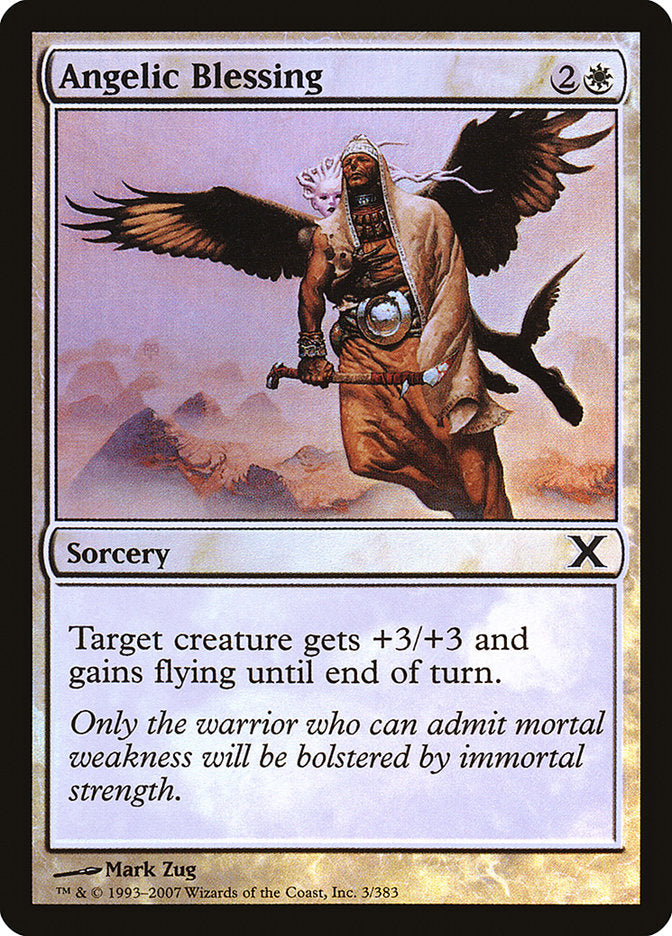 Angelic Blessing (Premium Foil) [Tenth Edition] | Odin's Place