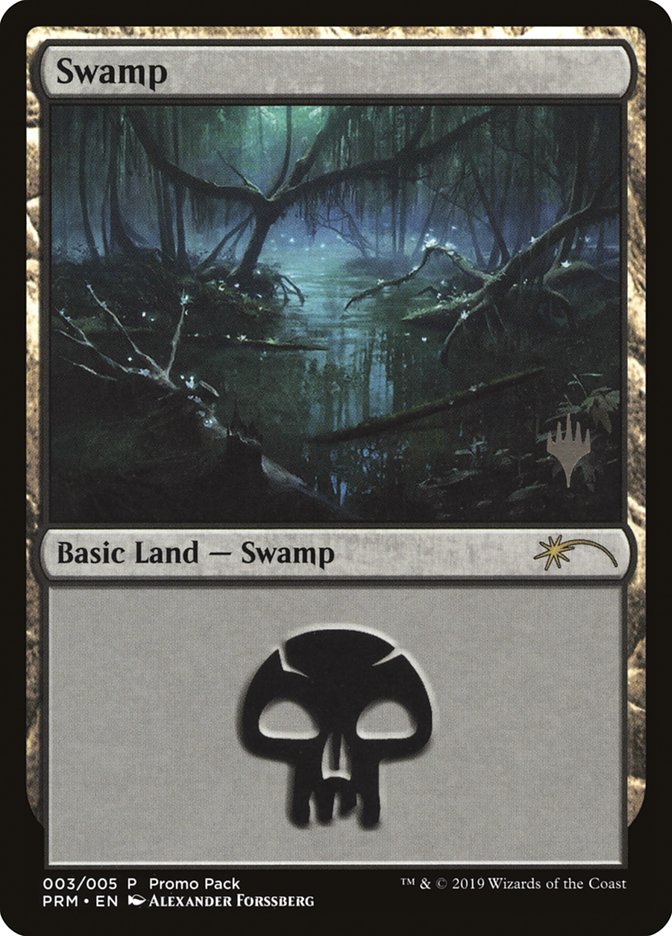 Swamp (3) [Core Set 2020 Promo Pack] | Odin's Place