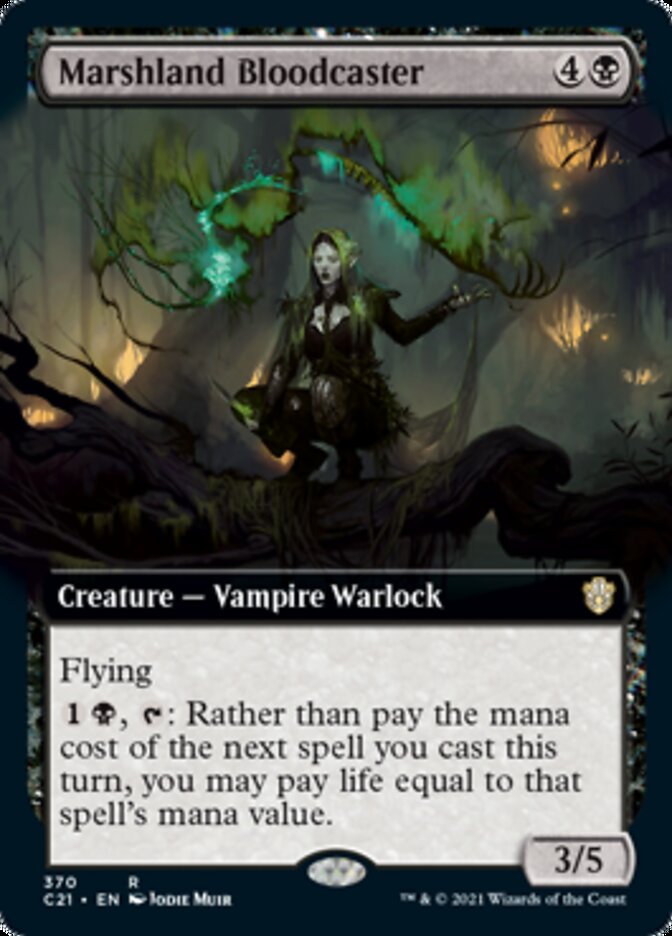 Marshland Bloodcaster (Extended Art) [Commander 2021] | Odin's Place