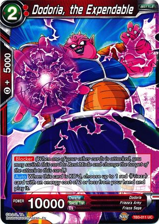Dodoria, the Expendable (TB3-011) [Clash of Fates] | Odin's Place