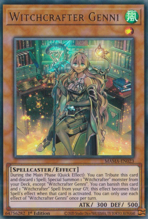 Witchcrafter Genni [MAMA-EN023] Ultra Rare | Odin's Place