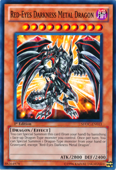 Red-Eyes Darkness Metal Dragon [SDDC-EN013] Common | Odin's Place