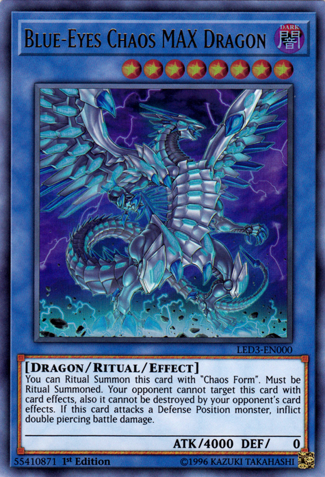 Blue-Eyes Chaos MAX Dragon [LED3-EN000] Ultra Rare | Odin's Place