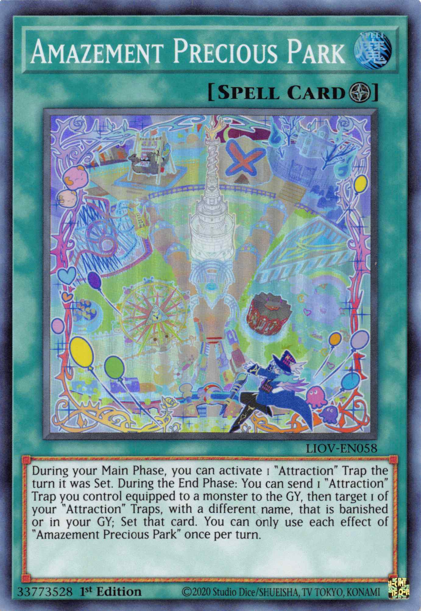 Amazement Precious Park [LIOV-EN058] Super Rare | Odin's Place