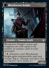 Bloodsworn Squire // Bloodsworn Knight [Innistrad: Crimson Vow] | Odin's Place