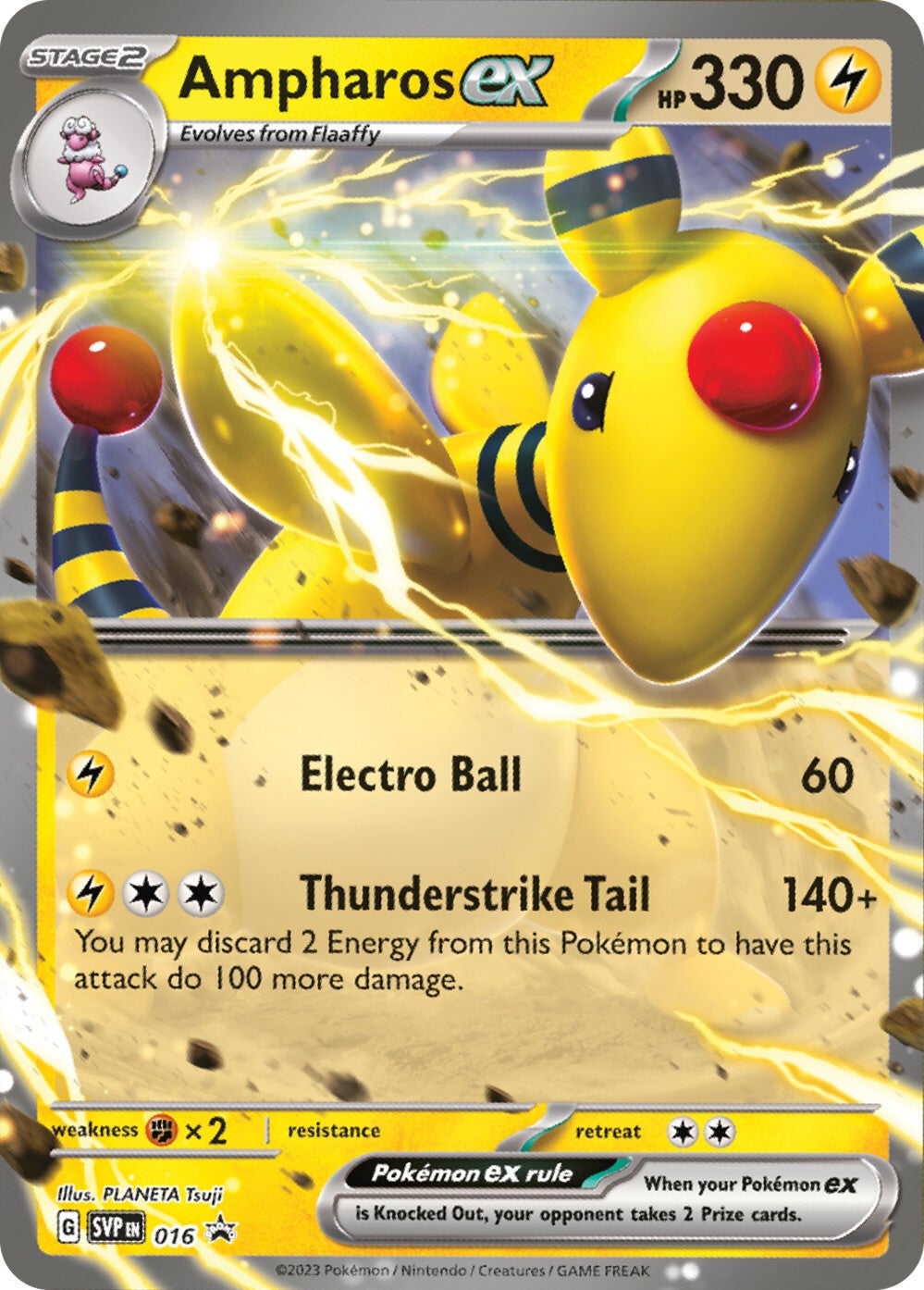 Ampharos ex (016) [Scarlet & Violet: Black Star Promos] | Odin's Place
