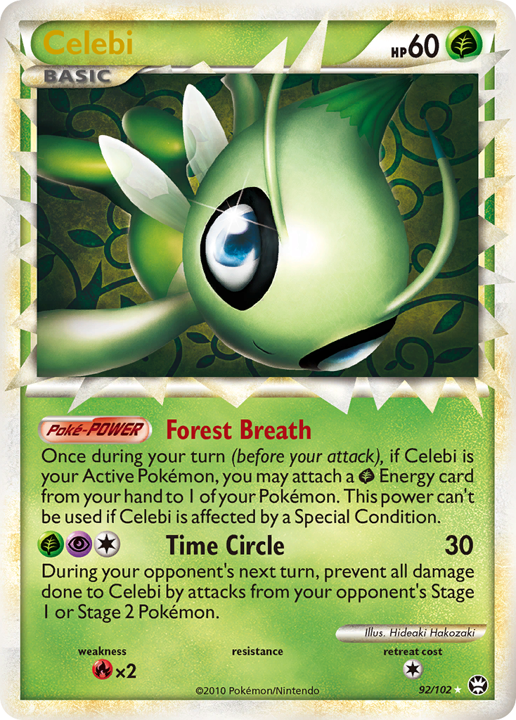 Celebi (92/102) [HeartGold & SoulSilver: Triumphant] | Odin's Place