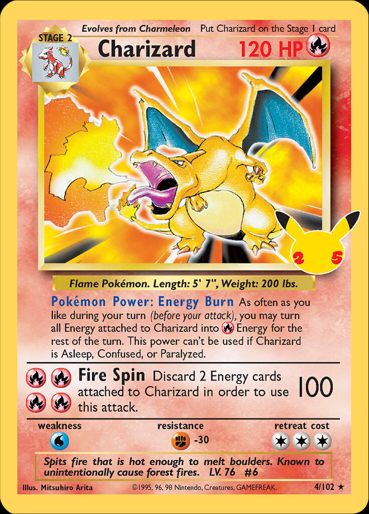 Charizard (4/102) [Celebrations: 25th Anniversary - Classic Collection] | Odin's Place