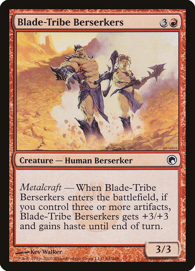 Blade-Tribe Berserkers (84) [Scars of Mirrodin] | Odin's Place