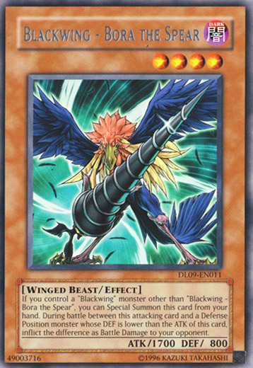 Blackwing - Bora the Spear (Silver) [DL09-EN011] Rare | Odin's Place