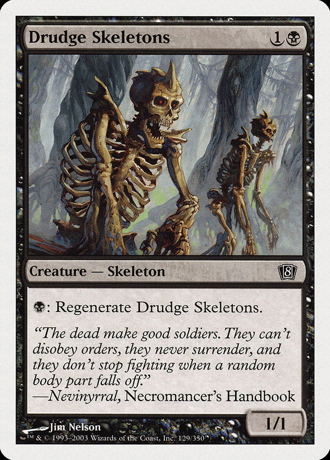 Drudge Skeletons (129) [Eighth Edition] | Odin's Place