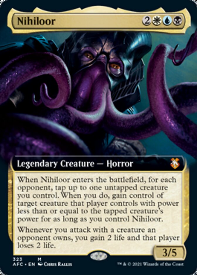Nihiloor (Extended Art) [Dungeons & Dragons: Adventures in the Forgotten Realms Commander] | Odin's Place