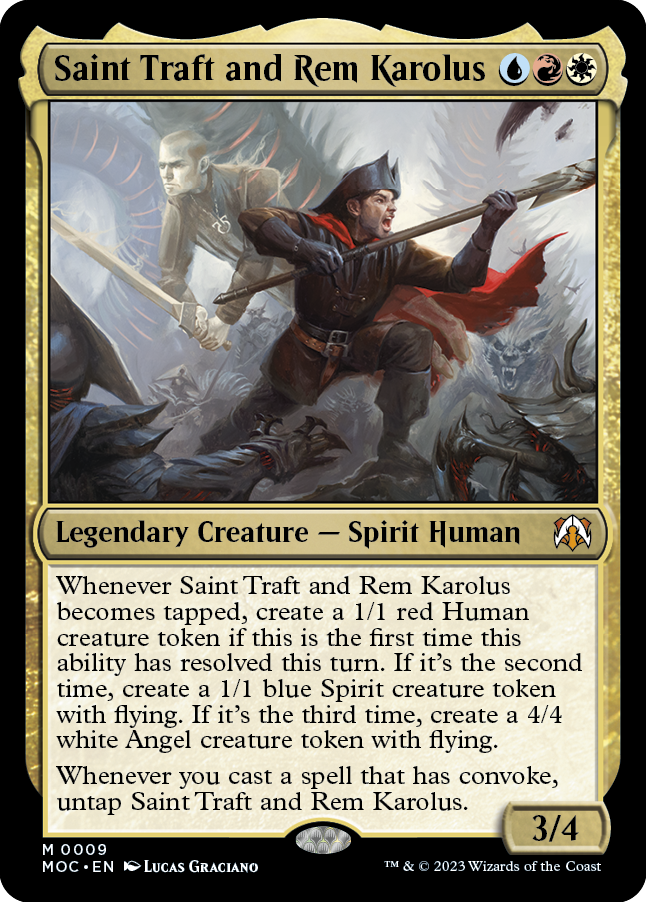 Saint Traft and Rem Karolus [March of the Machine Commander] | Odin's Place