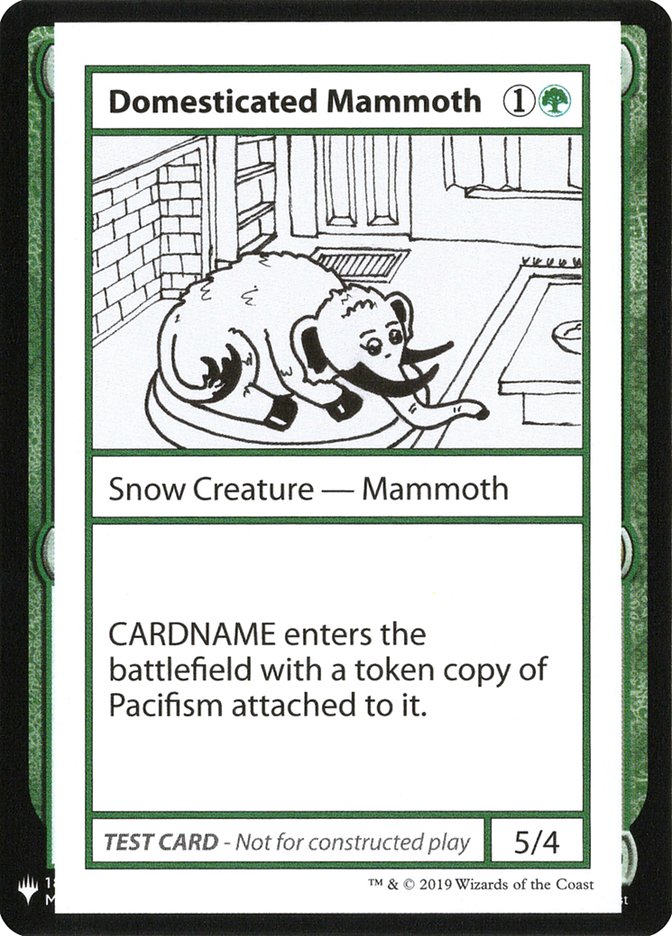 Domesticated Mammoth [Mystery Booster Playtest Cards] | Odin's Place