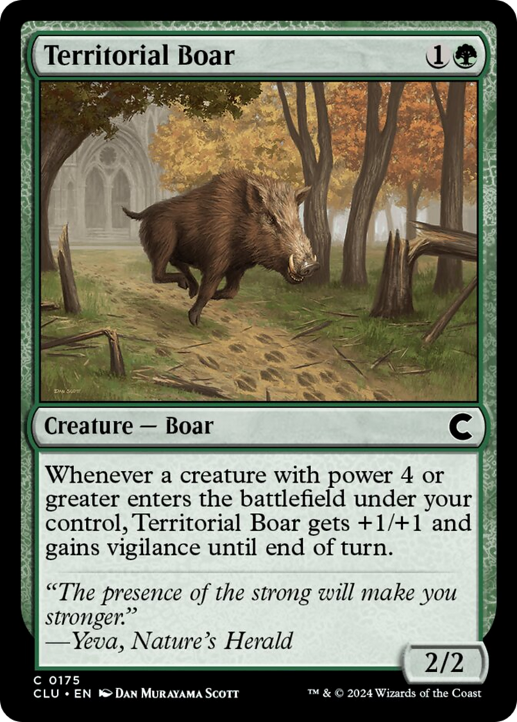 Territorial Boar [Ravnica: Clue Edition] | Odin's Place