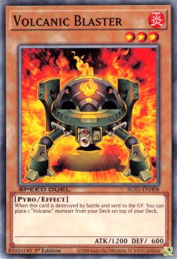Volcanic Blaster [SGX1-ENH08] Common | Odin's Place