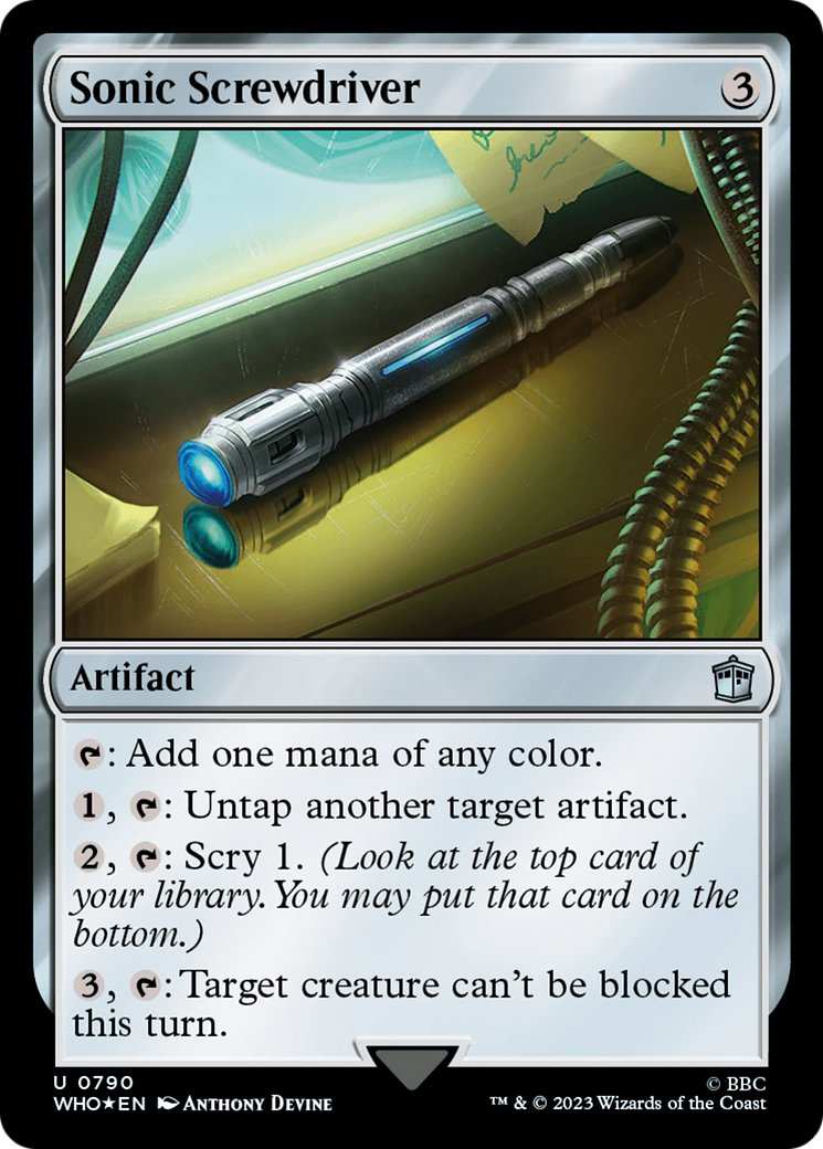 Sonic Screwdriver (0790) (Surge Foil) [Doctor Who] | Odin's Place