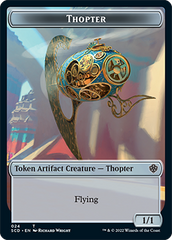 Elephant // Thopter Double-Sided Token [Starter Commander Decks] | Odin's Place